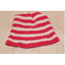 Mujer&apos;s  Pink and White Striped Beanie  SM  eb-37449441